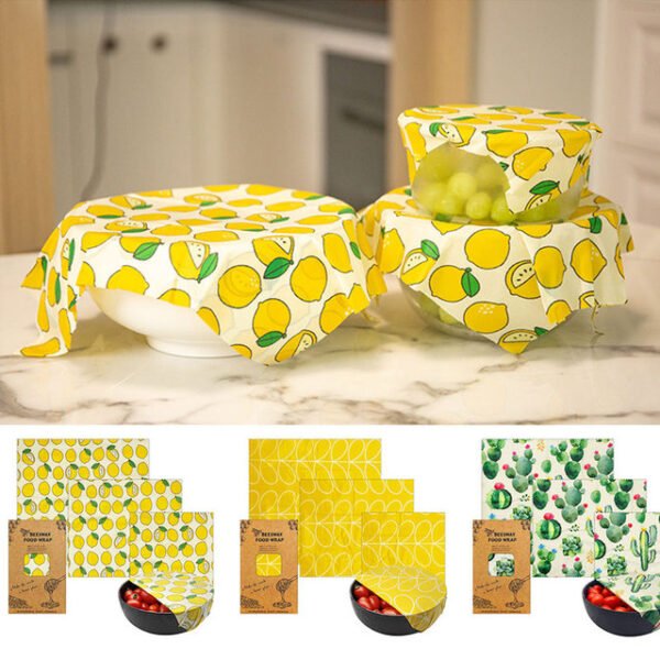 Reusable Beeswax Food Wrap – Organic, Eco-Friendly Food Packaging for Fresh Storage - 2 - Image 4